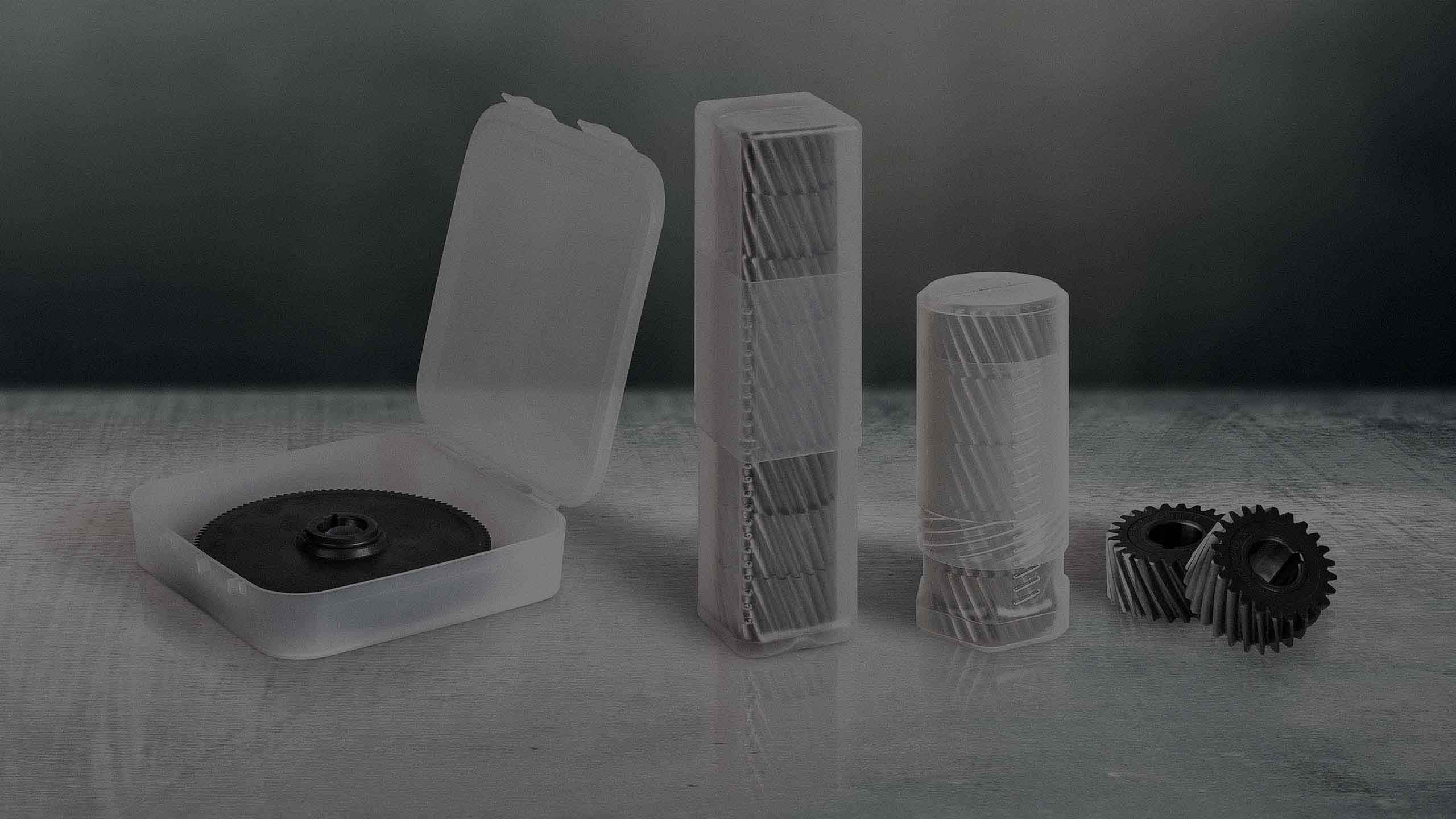 Unsere Kunststoffverpackungen schützen hochwertige Zahnräder wirkungsvoll.